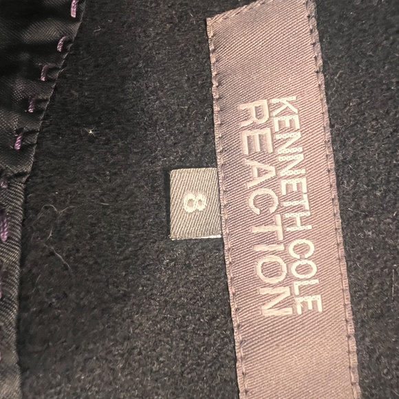 Kenneth Cole Wool Blend Midi Coat - Size 8 - Picture 3 of 4